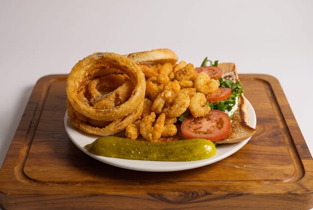 Shrimp Poboy.